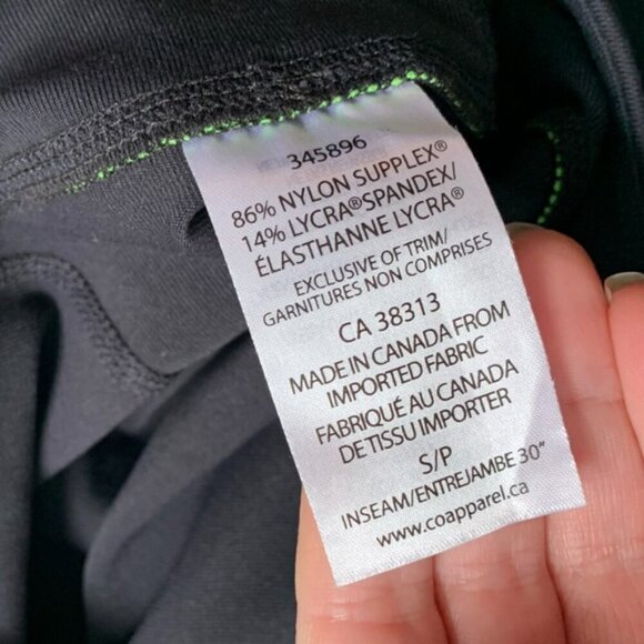 Tuff Athletics Womens Yoga Pants Straight leg fit Stretch Black Size Small - Picture 3 of 5